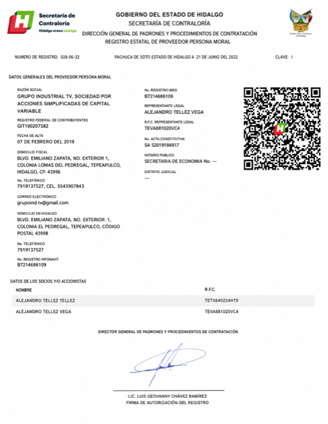 Proveedor Gubernamental